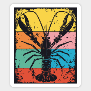 Colorful Mantis Shrimp Pop Art | Ocean Superpower Magnet